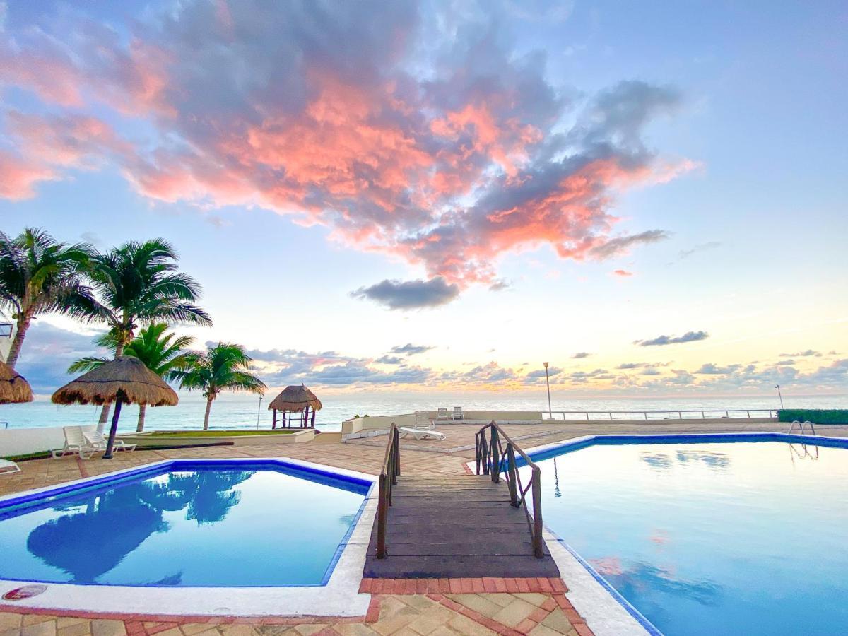Apartment On The Beach With Terrace Ocean View, Brisas Cancun 01 By Beach & Ocean Apartments Dış mekan fotoğraf