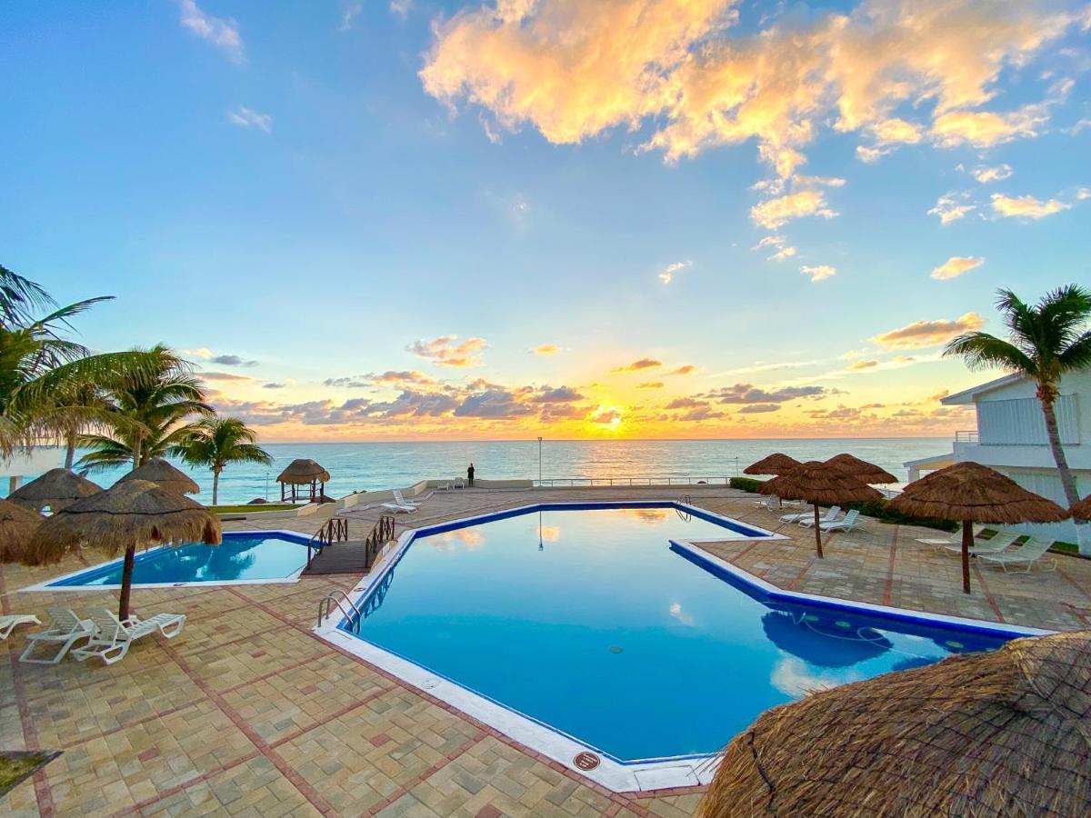 Apartment On The Beach With Terrace Ocean View, Brisas Cancun 01 By Beach & Ocean Apartments Dış mekan fotoğraf