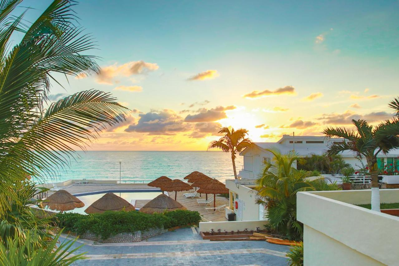 Apartment On The Beach With Terrace Ocean View, Brisas Cancun 01 By Beach & Ocean Apartments Dış mekan fotoğraf